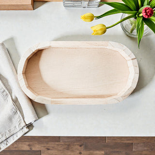 Handcrafted Wooden Tray | Vanity Organizer for Rings
Oval Wooden Tray | Rustic Home Decor Organizer
Paulownia Wood Organizer Tray | Farmhouse Gift Idea
Wooden Bathroom Tray | Soap Dish & Jewelry Holder