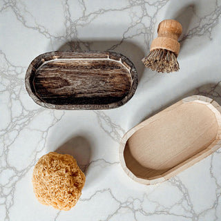 neutral wooden trinket tray for modern farmhouse decor
light natural wood jewelry catchall dish
small wooden tray for wallet and keys
handmade rustic wooden bowl for shelf styling
Paulownia wood tray set rustic and natural finishes