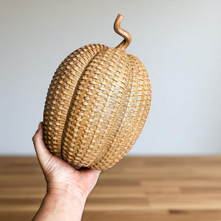 crack proof resin pumpkins rattan basketweave texture fall decor 3 sizes neutral autumn centerpiece wicker style
Wholesaler farmhouse autumn decor resin pumpkins rattan basketweave style fall centerpiece 3 sizes wicker look neutral