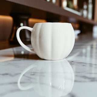 Durable Ceramic Pumpkin Cup for Hot Drinks