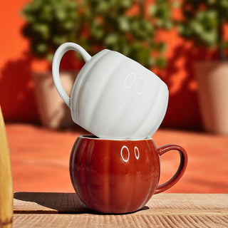 Microwave and Dishwasher Safe Pumpkin Coffee Cup
Large Capacity 16oz Fall Pumpkin Mug
Ceramic pumpkin shaped mugs for fall coffee lovers - Halloween kitchen decor and seasonal gifts