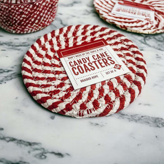 Holiday Braided Rope Coaster Sets for my store