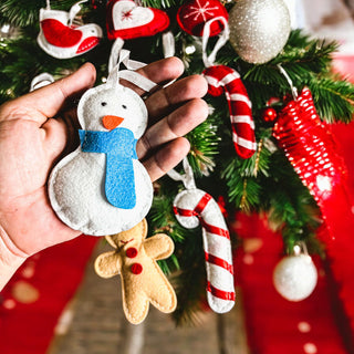 Wholesale Felt advent calendar with pockets