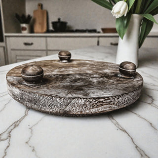 Eco-friendly raised wood organizer
Lightweight wooden display stand
Durable handmade pedestal tray
Natural wood elevated organizer
Chemical-free wooden riser tray
Artisan crafted pedestal display
Wholesale Round Wooden Tray