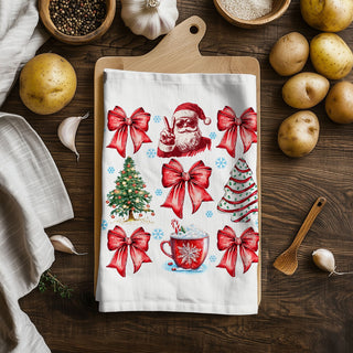 Wholesale Christmas aesthetic kitchen essentials
Holiday trendy kitchen decor towel 
Coquette Christmas Kitchen Decorations with glitter accents in bulk