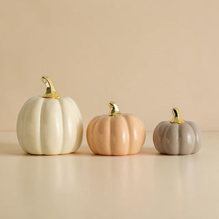 Wholesale pastel ceramic pumpkin set of 3 fall home decor
neutral ceramic pumpkins with gold stems autumn decor
modern fall pumpkin decor set neutral tones
ceramic pumpkin decor set for fall home styling
small medium large ceramic pumpkins gold stem decor
neutral fall pumpkins ceramic home decor set