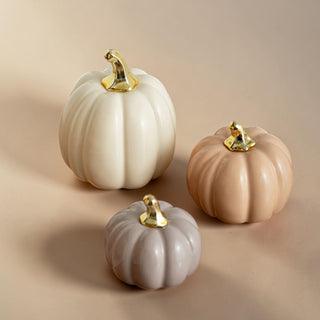 luxury fall decor ceramic pumpkins gold stem
high end pumpkin decor neutral autumn styling
designer fall decor pumpkins ceramic set
elevated pumpkin decor modern home aesthetic
premium ceramic pumpkin set for fall decor
sophisticated fall decor pumpkins neutral tones
luxury neutral pumpkin decor autumn home