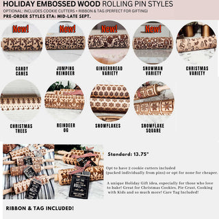 Holiday Rolling Pins PRE-ORDER