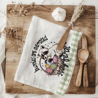 Feral friend gift Easter dish towel raccoon humor
Wildlife lover kitchen towel Easter
Gingham border raccoon kitchen towel Easter eggs funny
Sage green gingham Easter dish towel raccoon humor
Tan gingham raccoon kitchen towel Easter funny spring
