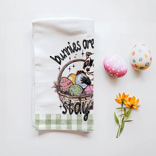 Witty raccoon kitchen towel Easter eggs humor farmhouse
Hilarious Easter towel funny raccoon stay feral gingham
Sassy raccoon dish towel Easter humor bunnies overrated
Clever Easter kitchen towel raccoon eggs funny spring
