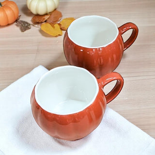 Fall Kitchen Accessories with Ceramic Pumpkin Mug
PSL Season Pumpkin Shaped Coffee Mug