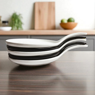 Unique black and white Kitchen Decorations Handmade
Funny kitchen spoon rest
Baking quote spoon holder