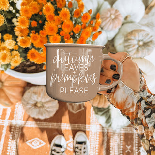 Autumn Housewarming Gift Mug Pumpkin Theme
Fall Season Coffee Lover Gift Brown Ceramic
