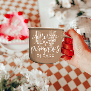 Wholesale Fall Morning Coffee Cup Brown Ceramic
Autumn Vibes Coffee Mug Pumpkin Design