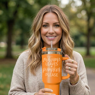 autumn leaves tumbler aesthetic
pumpkin patch coffee tumbler
orange insulated coffee cup
cute fall tumbler for women
pumpkin spice season tumbler
orange autumn tumbler aesthetic
cozy season hydration tumbler
fall aesthetic coffee cup
orange coffee tumbler with handle
pumpkin spice girl tumbler
large insulated fall tumbler
autumn coffee travel mug
pumpkin spice latte tumbler
orange coffee aesthetic cup
fall tumbler for teachers