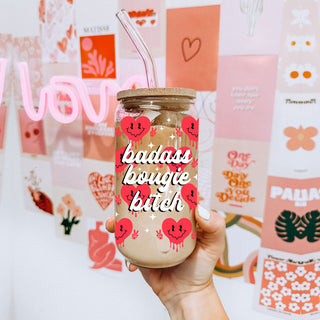 Unique wholesale glassware for Valentine’s Day and women’s empowerment gifts.
Wholesale trendy glass cups for stylish Galentine’s Day gifts.
Empowering 20oz glass tumblers for wholesale women’s Valentine’s Day gifts.