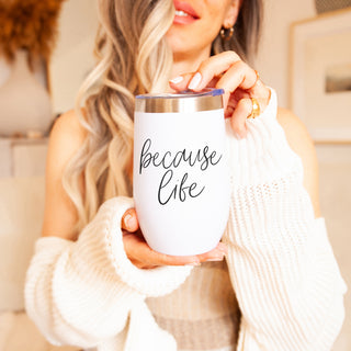 Witty design wine accessories
Adult themed wine drinkware
Humor collection wine tumbler
Life moments wine accessories