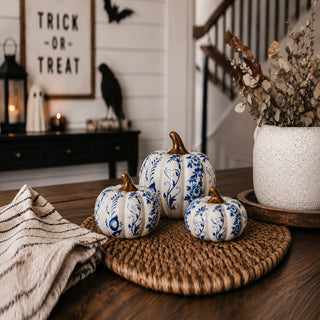 Blue White Pumpkin | PRE-ORDER