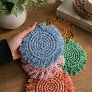 Braided Tassel Coasters