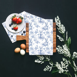 Absorbent cotton tea towel blue white rabbit toile design
Easter bunny flour sack dish towel farmhouse kitchen
Blue white spring rabbit kitchen towel cottage decor