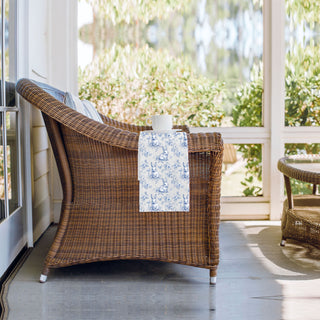 Farmhouse kitchen towel blue toile Easter bunny
Vintage inspired bunny kitchen towel spring decor
Blue white Easter rabbit flour sack cotton towel