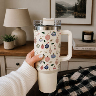 holiday tumbler with cozy Christmas decor
Christmas tumbler with wreath and tree background
festive tumbler in modern farmhouse Christmas home
Christmas tumbler in boho farmhouse decor
holiday drinkware photographed with Christmas decorations
blue pink Christmas tumbler product photography
40oz Christmas tumbler product photo
Christmas ornament pattern tumbler close up
vintage holiday design tumbler detail
blue and pink ornament tumbler gift ideas cute and classy