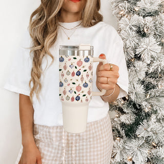 Vintage Ornament 40oz Christmas Tumbler – Pink Blue Holiday Tumbler with Handle & Christmas Gift for Women
Pink & Blue Vintage Christmas Ornament 40oz Tumbler with Handle – Pastel Holiday Drinkware Gift for Her
vintage Christmas ornament tumbler,” “pink and blue Christmas tumbler,” “40oz Christmas tumbler with handle,” “pastel Christmas tumbler,” “grandmillennial Christmas gift,” “Christmas gift for women,” and “vintage Christmas drinkware