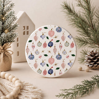 Christmas drinkware accessories for festive homes
Holiday themed coaster for coffee wine and cocktails
Christmas tabletop accessories for entertaining guests
Festive ceramic coaster for Christmas party hosting