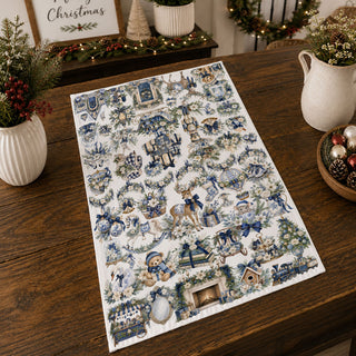 Christmas housewarming gift
winter housewarming gift
Christmas gift for home decor lover
blue Christmas gift for her
vintage Christmas gift for her
Christmas kitchen gift
festive kitchen gift idea
unique hostess Christmas gift
small Christmas gift for women
Christmas decor gift idea
blue Christmas tea towel gift
holiday kitchen towel gift
Christmas cooking gift
Christmas baking gift
gift for baker Christmas
gift for home chef Christmas