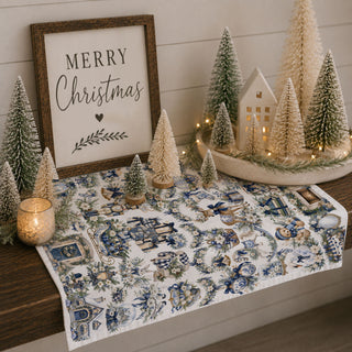 Christmas tea towel with deer bear and train
blue Christmas towel with fireplace and presents
elegant holiday kitchen towel with navy accents
classic blue Christmas tea towel for home decor
whimsical vintage Christmas towel for kitchen
blue and cream Christmas kitchen towel gift
winter storybook tea towel
vintage holiday storybook towel
Christmas storybook kitchen decor
blue and white Christmas storybook towel
old world Christmas kitchen towel
old world holiday tea towel
European Christmas storybook towel
