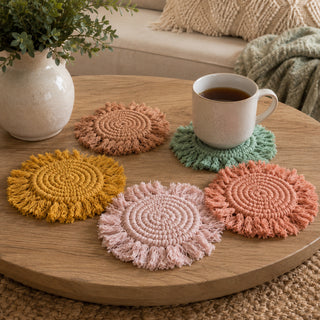 Braided Tassel Coasters