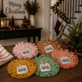 Braided Tassel Coasters