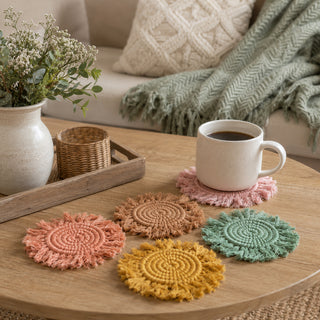 Braided Tassel Coasters