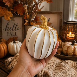 Gold White Pumpkin