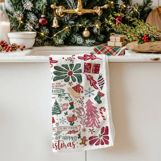 funny christmas kitchen towel griswold style boho floral
griswold christmas towel retro holiday kitchen decor
boho floral christmas kitchen towel funny quote design
retro christmas vacation inspired kitchen towel decor
holiday dish towel funny family christmas design