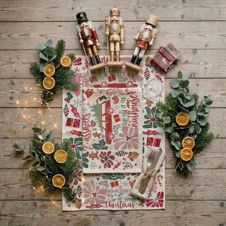 neutral boho christmas towel vintage holiday design
funny christmas gift kitchen towel for women
gift for mom funny christmas kitchen towel
holiday gift for friend funny kitchen towel decor