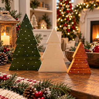 Christmas Tree Tabletop Decor, Wooden Holiday Trees, Rustic Farmhouse Christmas Decorations
Wooden Tree Christmas Decor Set, Neutral Farmhouse Holiday Decorations, Rustic Tabletop Trees
Small Christmas décor gift for an office holiday exchange
