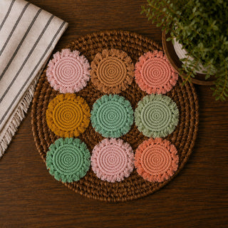 Braided Tassel Coasters