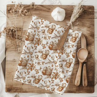 pumpkin kitchen towel accenting neutral fall home décor
Pumpkin Patch Flour Sack Kitchen Towel – Fall Pumpkin Dish & Hand Towel for Autumn Kitchen Décor