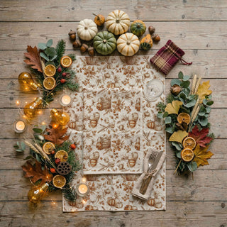 pumpkin patch flour sack kitchen towel. Featuring vintage-style pumpkins, leaves, and harvest details in warm brown tones, this 100% cotton towel is perfect as a fall dish towel, Thanksgiving hand towel, or autumn kitchen décor. Super absorbent and lint-free, it makes a beautiful seasonal hostess or housewarming gift for pumpkin and farmhouse décor lovers.
