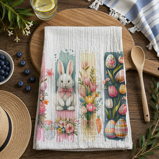 Absorbent watercolor kitchen towel Easter bunny design
18 inch watercolor art towel spring bunny floral
180GSM flour sack watercolor towel Easter bunny
Machine washable watercolor kitchen towel spring art