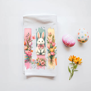 Hanging loop watercolor Easter towel artistic bunny
Lint free watercolor kitchen towel spring bunny design
Durable cotton watercolor towel Easter bunny floral
Premium flour sack watercolor Easter towel bunny art
