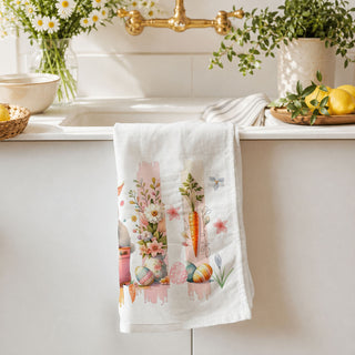 Sage green brushstroke kitchen towel Easter bunny
Blush pink watercolor towel spring bunny tulips
Butter yellow brushstroke Easter towel bunny floral
Pastel watercolor kitchen towel bunny bow tie