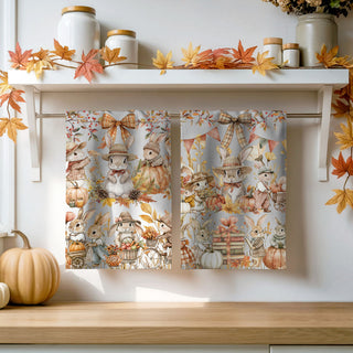 pumpkin patch bunny kitchen towel for autumn baking
cute fall rabbit towel for coffee bar styling
neutral cottage kitchen towel with autumn bunnies
fall housewarming gift bunny and pumpkin dish towel
seasonal autumn bunny towel for thanksgiving hostess gift