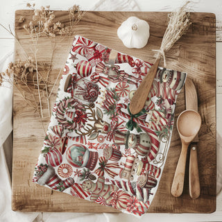 christmas kitchen towel for holiday baking and cooking
decorative dish towel for christmas kitchen cleanup
absorbent flour sack towel candy cane holiday use
kitchen hand towel for christmas decor and daily use
holiday towel for baking cookies christmas kitchen