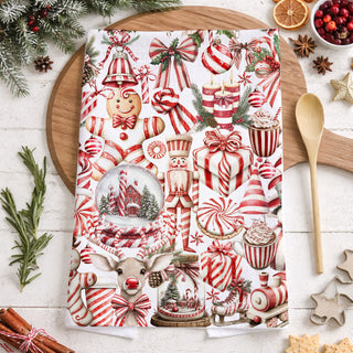 eye catching christmas kitchen towel festive holiday statement
rustic christmas kitchen towel candy cane farmhouse decor
farmhouse holiday kitchen towel red white festive accents
country christmas decor kitchen towel peppermint theme