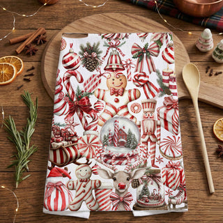 festive candy cane kitchen towel gift for women holiday decor
christmas candy towel kitchen decor
Wholesale USA red white christmas towel for kitchen
holiday candy cane towel for baking