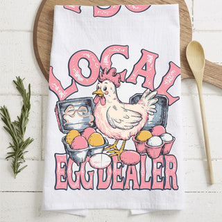 Rustic humor kitchen towel chicken egg dealer farm
Vintage farmhouse Easter towel chicken eggs funny
Modern farm humor kitchen towel chicken egg dealer
Country cottage Easter towel chicken eggs spring