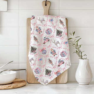 Christmas kitchen accessories pink blue
Chinoiserie Christmas kitchen decor towels pink blue
Premium cotton Christmas dish towels hanging loop
Elegant Christmas kitchen towels chinoiserie style