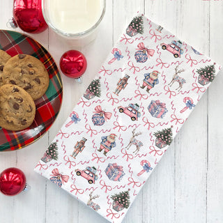 Designer holiday dish towels pink blue
Luxury Christmas kitchen accessories
Chic holiday kitchen towels cotton
Festive kitchen linens chinoiserie pattern
Holiday baking towels premium cotton